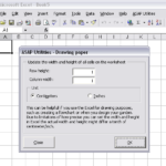 Set the rowheight and columnwidht in centimers or inches Set the rowheight and columnwidht in centimers or inches