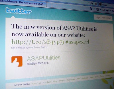 The new version of ASAP Utilities is now available on our website: http://t.co/sB4yp7j #asapexcel