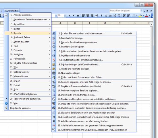 ASAP&nbsp;Utilities &raquo; Bereich  (Click to zoom)