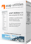 Sit down and relax, while ASAP Utilities does the rest!