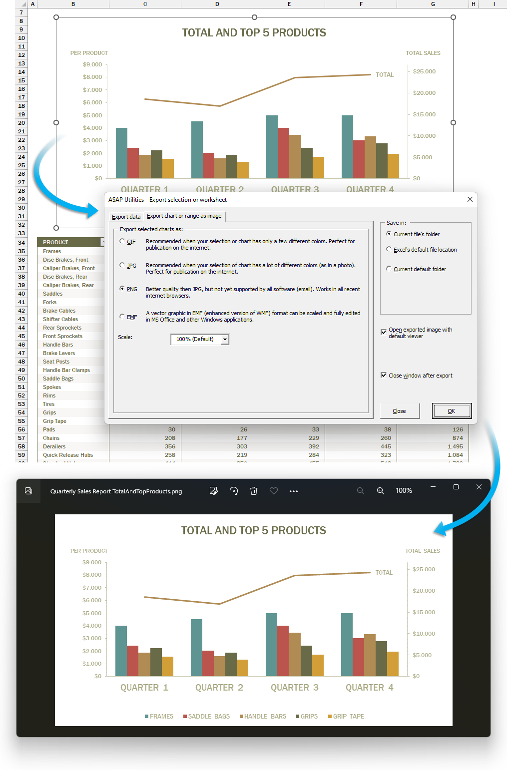 Excel Export Chart As Png