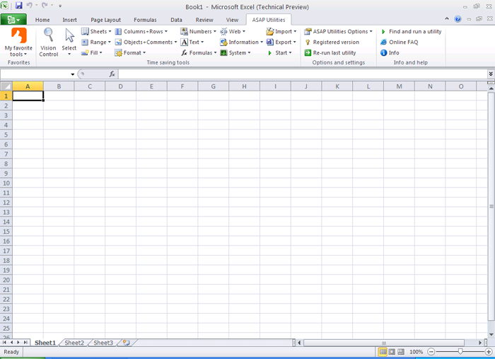 ASAP Utilities for Excel - The essential.