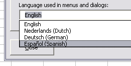 Available languages