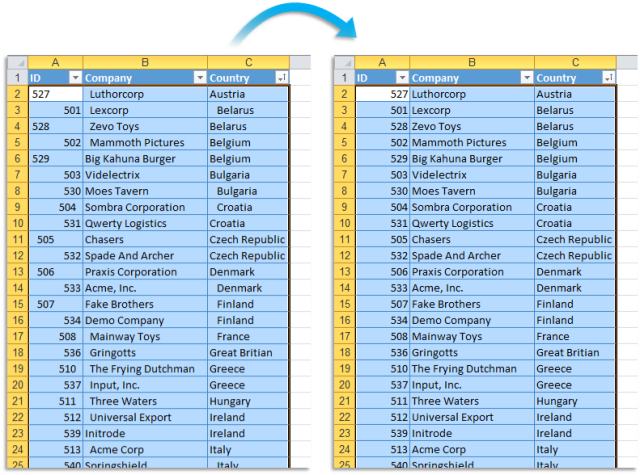 Delete leading and trailing spaces