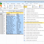 Delete leading, trailing and excessive spaces