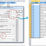 Quick numbering on filtered data too