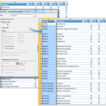 Insert a blank row at every change in value in a given column