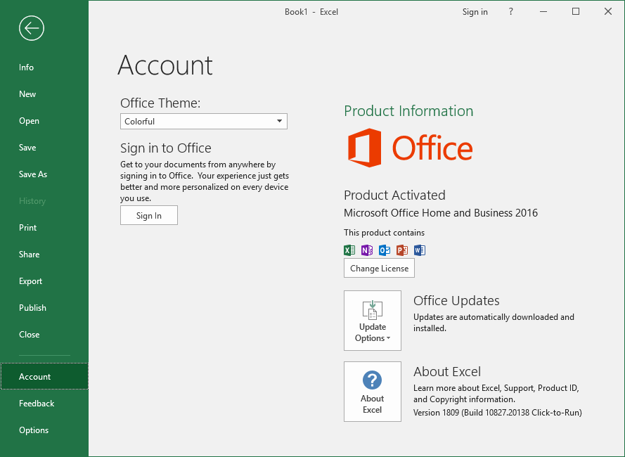 For developers;  returns  for both Excel 2019 and  Excel 2016…!? - ASAP Utilities Blog