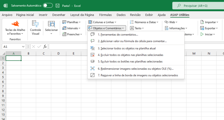 ASAP Utilities  ›  Objetos e Comentários  (Click to zoom)