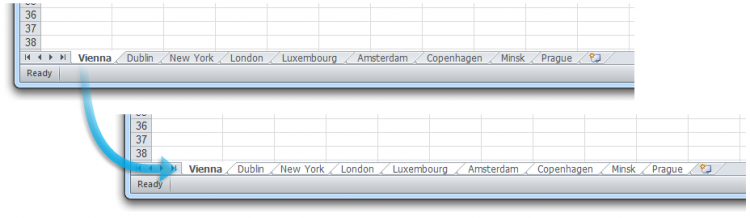 Selecteren  ›  15 Selecteer alle bladen in uw werkmap (Dit is de Engelse versie)