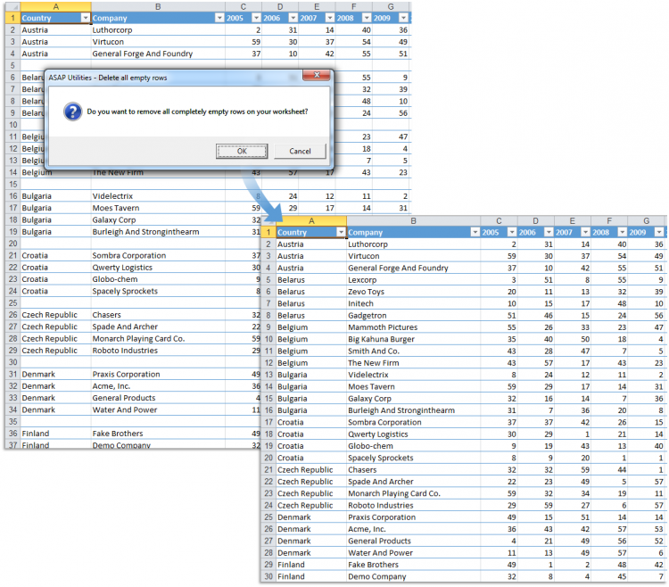 Columns & Rows  ›  12 Delete all empty rows