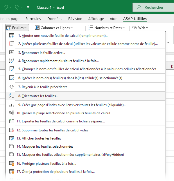 Des centaines d'outils pour gagner du temps dans Excel.
Aucune formation nécessaire.