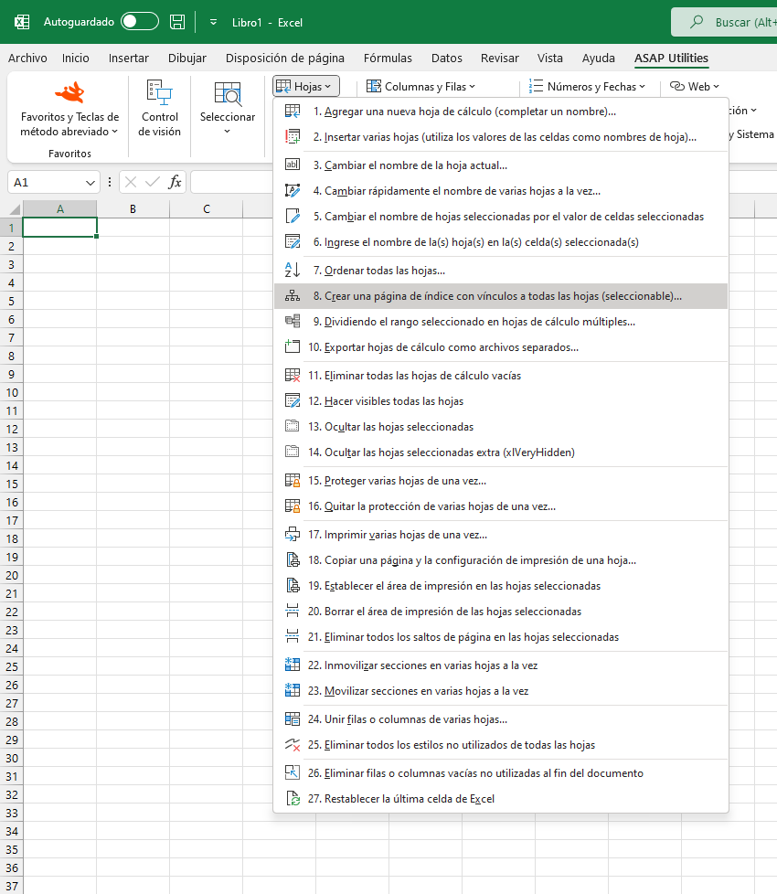 Hojas  ›  8 Crear una página de índice con vínculos a todas las hojas (seleccionable)...