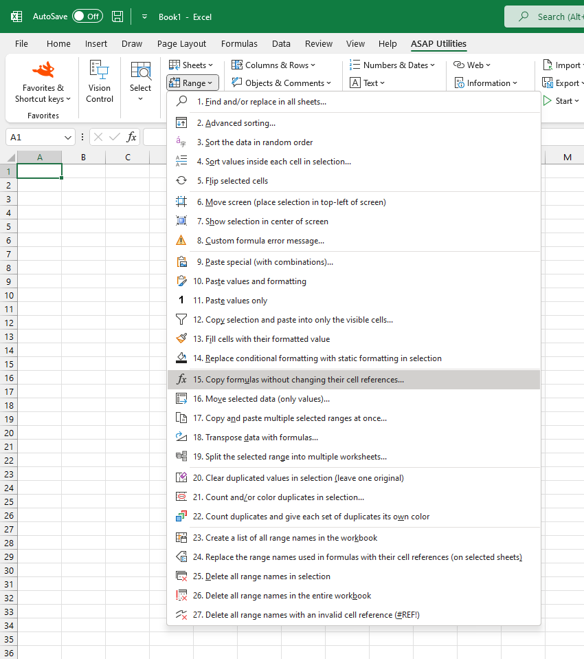 Range  ›  15 Copy formulas without changing their cell references...