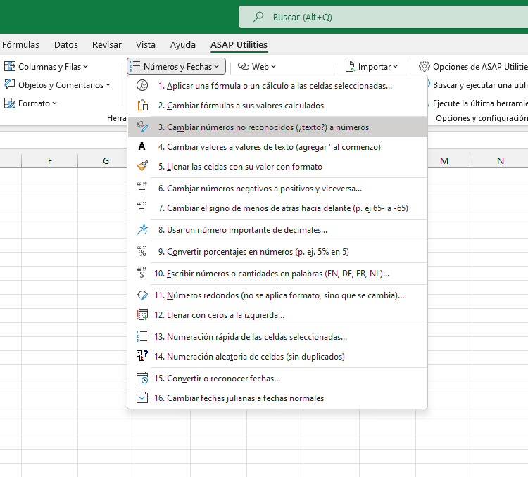 Números y Fechas  ›  3 Cambiar números no reconocidos (¿texto?) a números