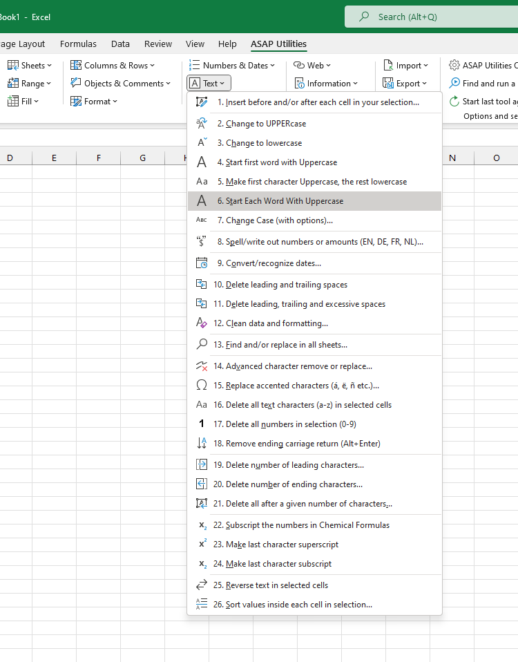 Text  ›  6 Start Each Word With Uppercase