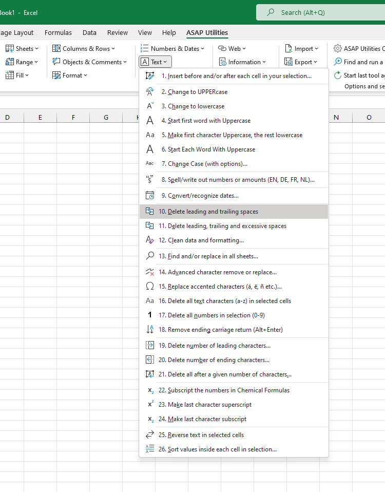 Text  ›  10 Delete leading and trailing spaces