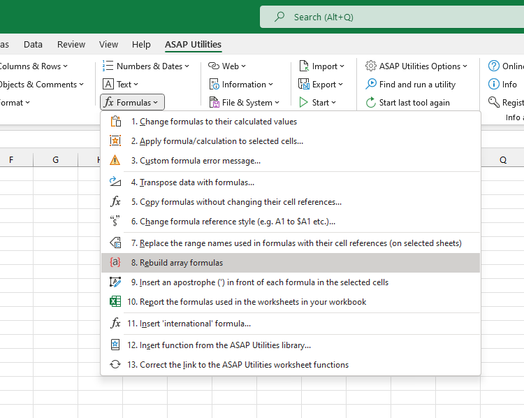 Formulas  ›  8 Rebuild array formulas