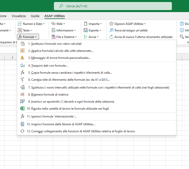 Formule  ›  12 Inserisci funzione dalla libreria di ASAP Utilities...
