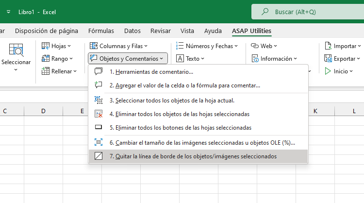 Objetos y Comentarios  ›  7 Quitar la línea de borde de los objetos/imágenes seleccionados