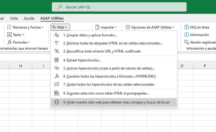 Web  ›  9 Visite nuestro sitio web para obtener más consejos y trucos de Excel