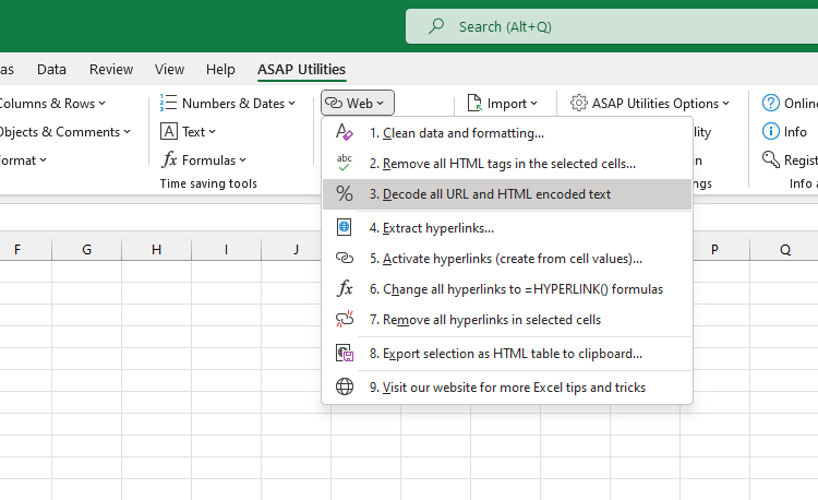 Web  ›  3 Decode all URL and HTML encoded text