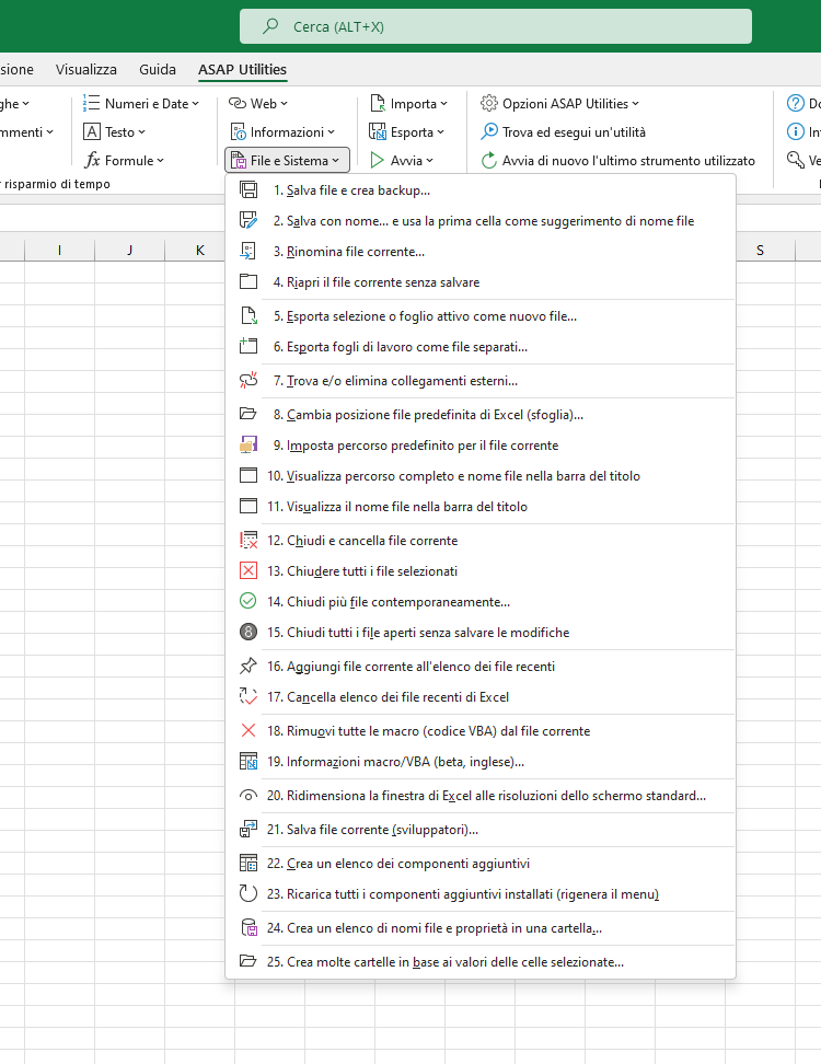 File e Sistema  ›  1 Salva file e crea backup...