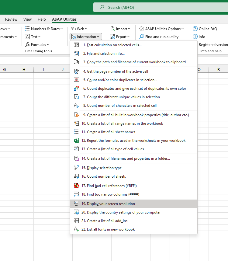 Information  ›  19 Display your screen resolution