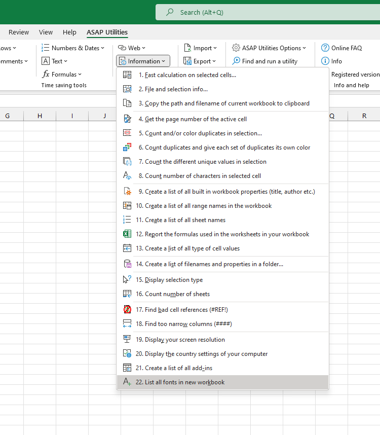 Information  ›  22 List all fonts in new workbook