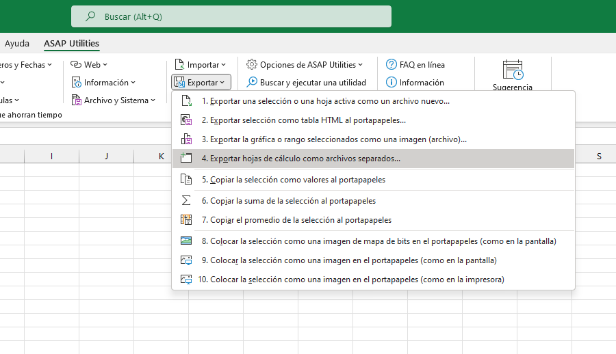 Exportar  ›  4 Exportar hojas de cálculo como archivos separados...