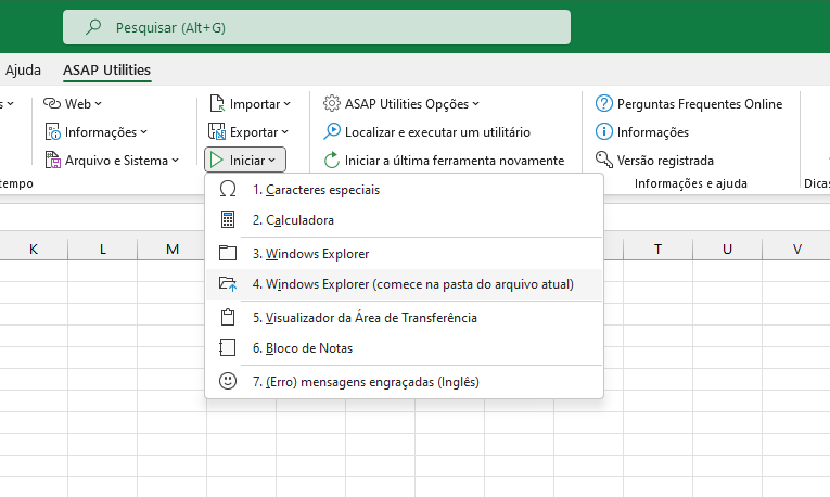 Iniciar  ›  4 Windows Explorer (comece na pasta do arquivo atual)