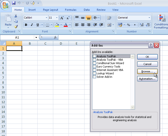 Troubleshooting missing data analysis toolpak in excel 2011 for mac mac