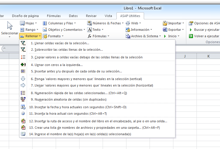 ASAP Utilities » Rellenar Rellenar