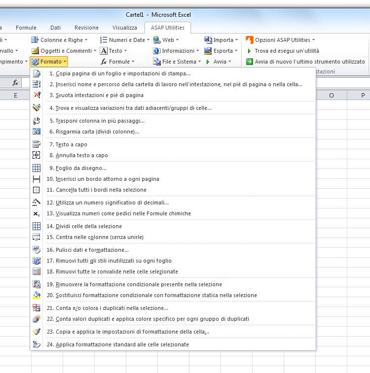 ASAP Utilities › Formato Formato