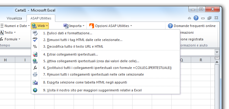 ASAP Utilities » Web Web