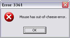 Mouse error