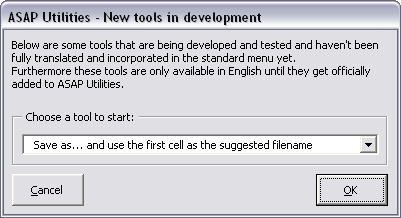 New tools in development