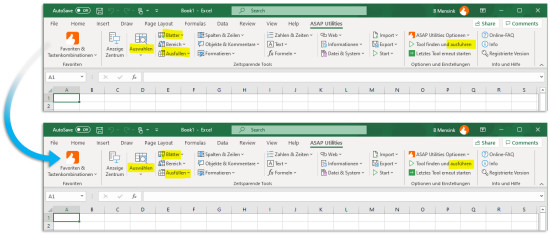 Excel with ASAP Utilities