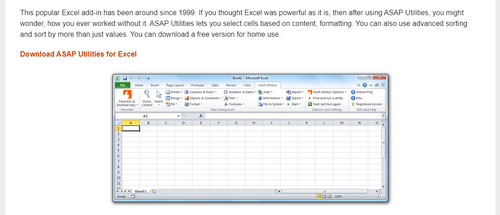 If you thought Excel was powerful as it is, then after using ASAP Utilities, you might wonder, how you ever worked without it.